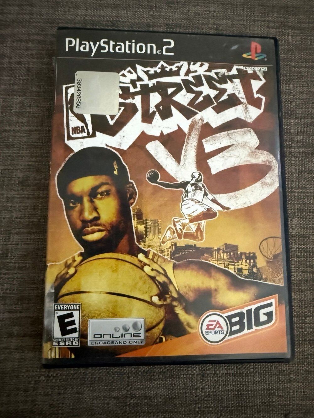NBA Street V3 Game for PS2 PlayStation w/Manual